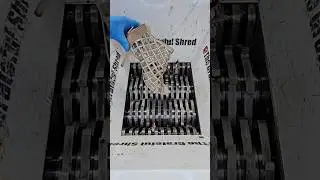 Shoe Shredding - Womens Shoes Destroyed #oddlysatisfying #fyp #short