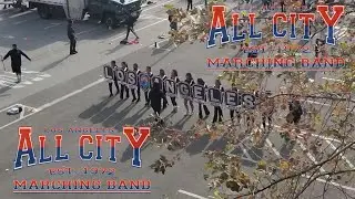 Los Angeles All City Marching Band Practicing/Band Fest And Rose Parade 2025