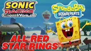 All Red Star Ring Locations in Bikini Bottom (Sonic Racing: CrossWorlds)