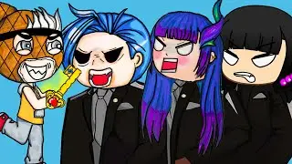 GachaLife Meme Compilation - Anna vs Baby JinX Club takes Squid Game Paper Animation Cartoon