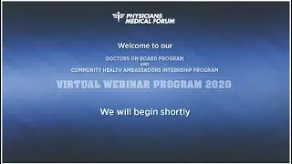 PMF 2020 Doctors on Board and Community Health Ambassadors Virtual Program