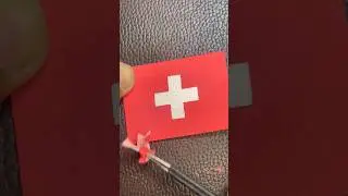 Flag of Switzerland 🇨🇭 next??#satisfying #art #flag #switzerland #shorts #country #whatsnext