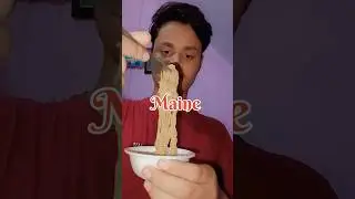 weird food challenge#Maggi with Colgate#shorts