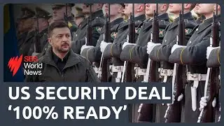 US security deal &lsquo;100% ready&rsquo; to be signed, Ukrainian president Zelenskyy says
