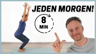 YOGA Routine am MORGEN - 8 Minuten zum Mitmachen