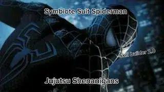 Symbiote Suit Spiderman custom moveset in Jujutsu Shenanigans