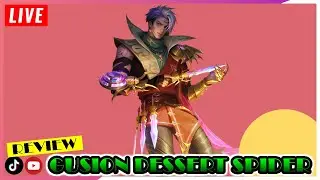 Review Skin Gusion Dessert Spider Mobile Legends Livestream Indonesia #shorts