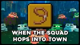 HOW TO UNLOCK - WHEN THE SQUAD HOPS INTO TOWN - ADVANCEMENT IN MINECRAFT