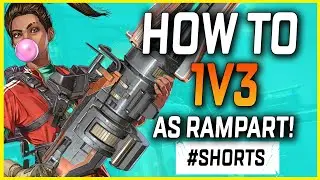 Quick Tip: Rampart's Insane 1v3 Potential Shown  - Apex Legends #shorts Tips
