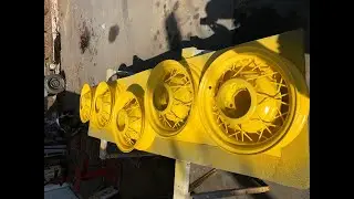 Yellow Model A Wheels