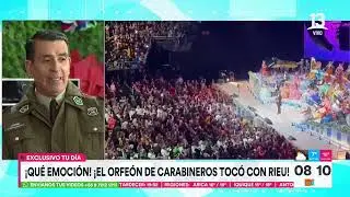 Orfeón de Carabineros tocó con André Rieu | Tu Día | Canal 13