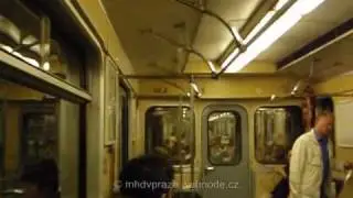Provoz poslednchí dvou souprav metra typu 81-71 sovětské výroby - videoklip.