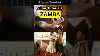 LA POBRECITA (Zamba) A. Yupanqui 🎸| Tutorial + TABS | #guitarraargentina #guitartutorial #shorts