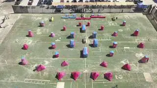 Paintball is a chess game | Tournament | Drone | Aerial View