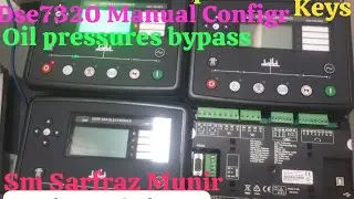 Dse7320 Manual Configuration / Introduction/ operations keys , oil and Temperature Sensors bypass