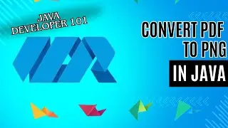 How to CONVERT PDF to PNG in 1 Minute |  Fast & Easy Java developer tutorial
