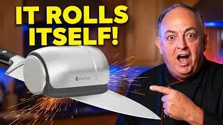 This Knife Sharpener ROLLS ITSELF! Longzon ZForge Rolling Knife Sharpener Review