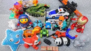 3:44 Minutes Satisfying with Unboxing police, Dolls,Toys Set,Swing&Slide Collection ASMR | Review