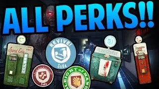 COD AW - EXO Zombies All Perks! And What They Do! ( EXO Zombies Gameplay!)