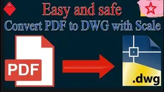 How to convert PDF to AutoCAD in just 2 minutes 😲 ||  Autocad ||
