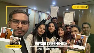 I Attended a Physio Conference👩🏻‍⚕️|| Aur Mere Saare Dosto Ko Mila Award🤍🏆|| Fortis Hospital🏥||
