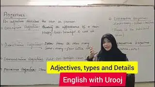 What is adjective? | parts of speech| All types of adjectives  | lesson 302 #EnglishLanguagecourse 