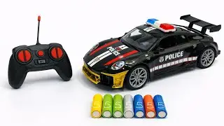 UNBOXING RC Police Car and more toys | Realistic Lights & Remote Control