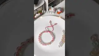 Bracelet making at home #shorts #shortsviral #viralshorts #braceletmaking #bracelet #braceletdesigns