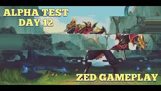LoL Wild Rift: Alpha Test Day 12 Zed Gameplay (no commentary)