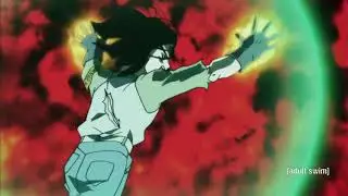 Android 17 punches Aniraza - Dragon Ball Super (English Dub)