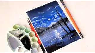 You won't believe how easy and convenient this painting is |Acrylic Painting with Just one color