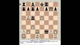 Stockfish 17.1 vs Bouquet 1 8 | King's Pawn: Ruy Lopez Classical Defense #chess