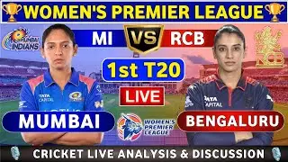 Mumbai Indians Women vs Royal Challengers Bengaluru Women, 1st T20 Live Score & Commentary WPL 2026