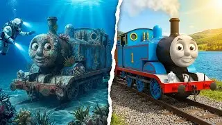 The salvage and restoration work of a Thomas the Train locomotive from the deep seabed.
