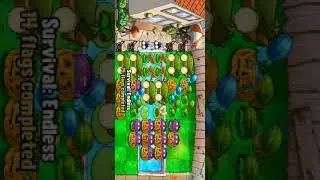 plant vs zombie 1, easy coins, survival mode endless, part 2