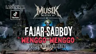 LEBIH KEREN PAKAI VOCALIS WANITA | FAJAR SADBOY - WENGGO WENGGO (COVER AI ROCK METAL) #fajarsadboy