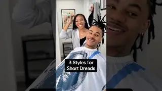 Top 3 Styles for Short Locs IG @ CYNBLENDS TO BOOK #locstyles #menslocstyles #longbeachloctician