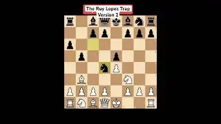 The Ruy Lopez Trap 2 Version #chess #chesslovers #learnchess