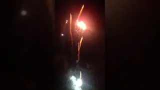 Good value mini fireworks display at wwww.stiwdioun.com recording studio Rachub, Wales this evening.