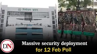 7 days of tight security as Bangladesh election nears