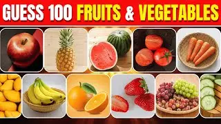Сможете ли вы угадать 100 фруктов и овощей? 🍎🥕 | Супервикторина!