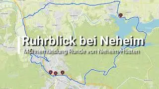 Ruhrblick bei Neheim – Möhnemündung Runde von Neheim-Hüsten