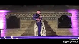 Grand couple entry with Dhol and saxophone...