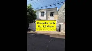 Ddi Jual  Rumah Baru 3 BR siap huni di Cempaka Putih Jakpus 