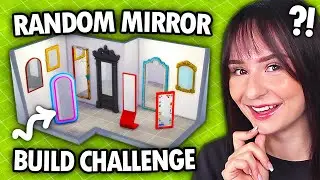 Every room is a RANDOM MIRROR build challenge in The Sims 4