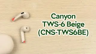 Розпаковка Canyon TWS-6 Beige (CNS-TWS6BE)