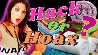 'THE SECRET' TOWEL STRIPPING HACK | DEEP CLEANING TOWELS | HACK OR HOAX? | BATHTUB WASHING!
