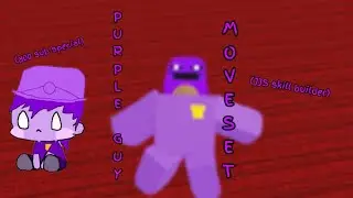 PURPLE GUY/SPRING TRAP MOVESET (JJS skill builder) [800 SUB SPECIAL] 