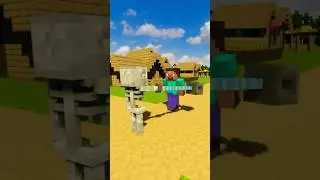 How Strong Is Steve's Armor Against a Skeleton's Mace?