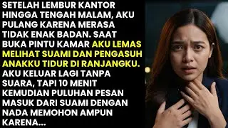 SAAT PULANG LEMBUR KANTOR AKU LIHAT SUAMI TIDUR DENGAN PENGASUH ANAKKU DI RANJANGKU. KUBALAS MEREKA!